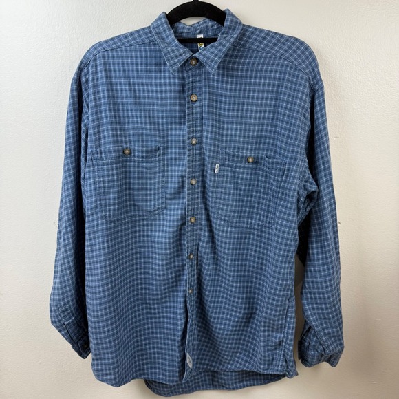 Vtg Upcycled Levi's Flannel by SOJARA – Bruce Springsteen Patch, Plaid, Sz XL - Picture 10 of 14